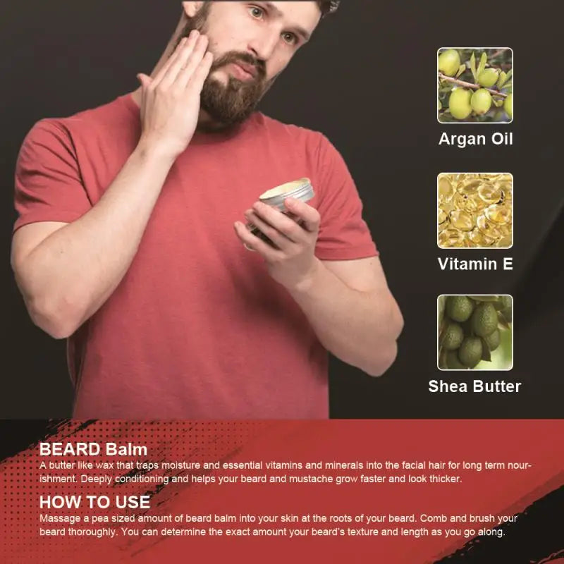OEM Beard Growth Softens Strengthens Beards and Mustaches Beard Oil Set