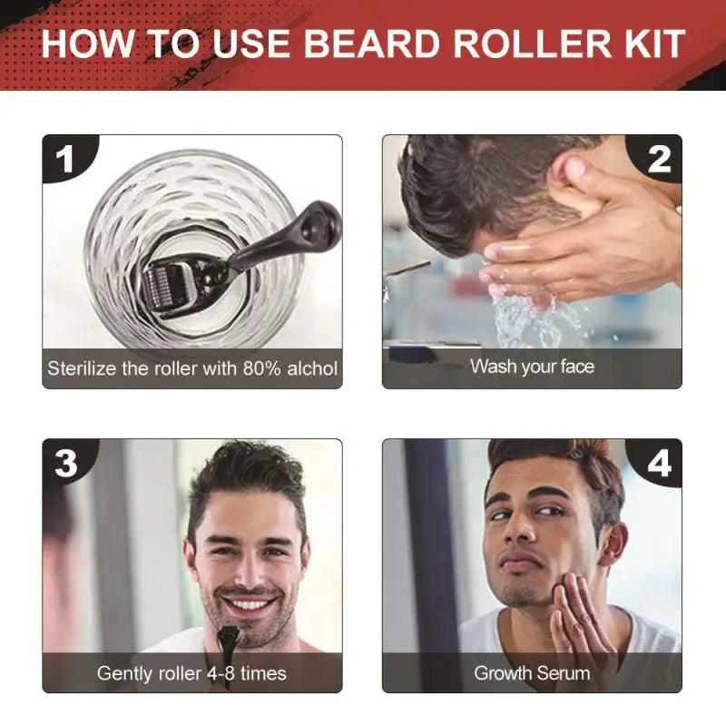 OEM Beard Growth Softens Strengthens Beards and Mustaches Beard Oil Set